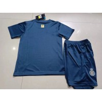 Camisa de Futebol Al-Nassr Equipamento Secundário Infantil 2023-24 Manga Curta (+ Calças curtas)